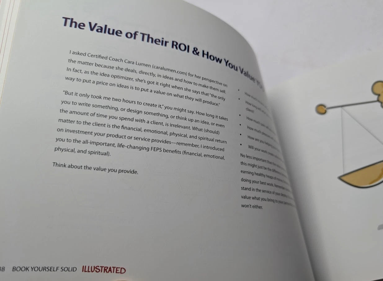 Book Yourself Solid Illustrated Marketing Business Clients Guide Sales