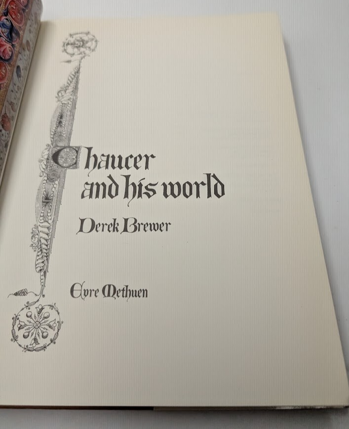 Chaucer and his world - book detail 4