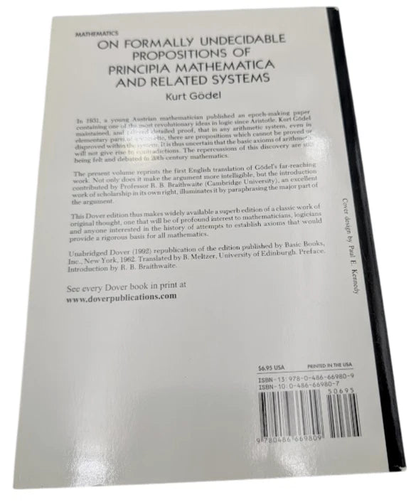 On Formally Undecidable Propositions, copy photograph 2