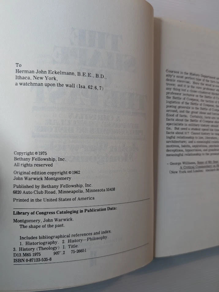 The Shape of the Past, actual book photo 5