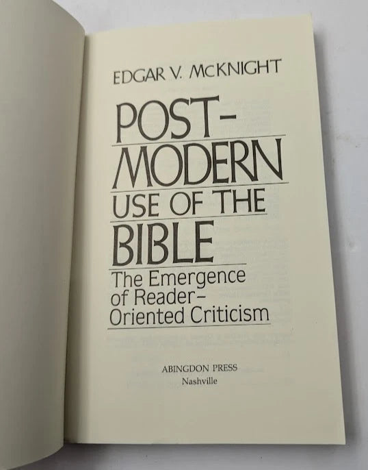 Postmodern Use of the Bible