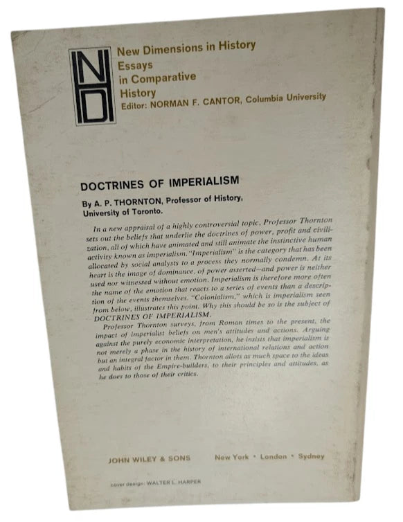 Doctrines of Imperialism by A P Thornton
