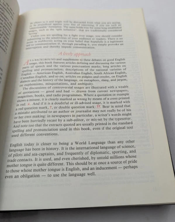 The Right Word at the Right Time HC 1995 English Language Guide Usage Reference