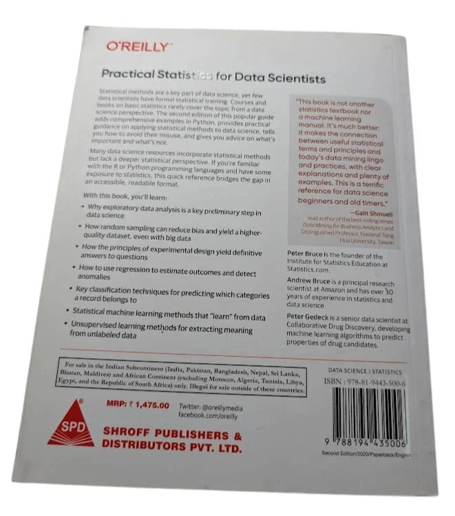 Data Science Books 2-in-1 deal (Essential Math Data Science + Practical Statistics)