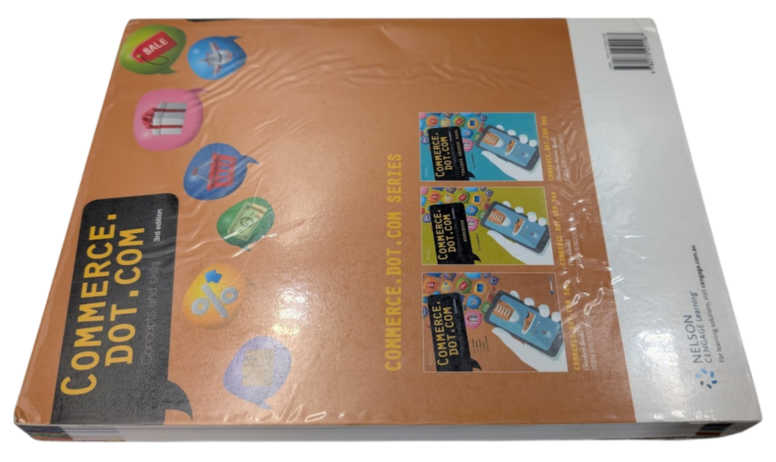 Commerce.dot.com Concepts and Skills 3rd Edition Homework Book 3rd Edition - book detail 2