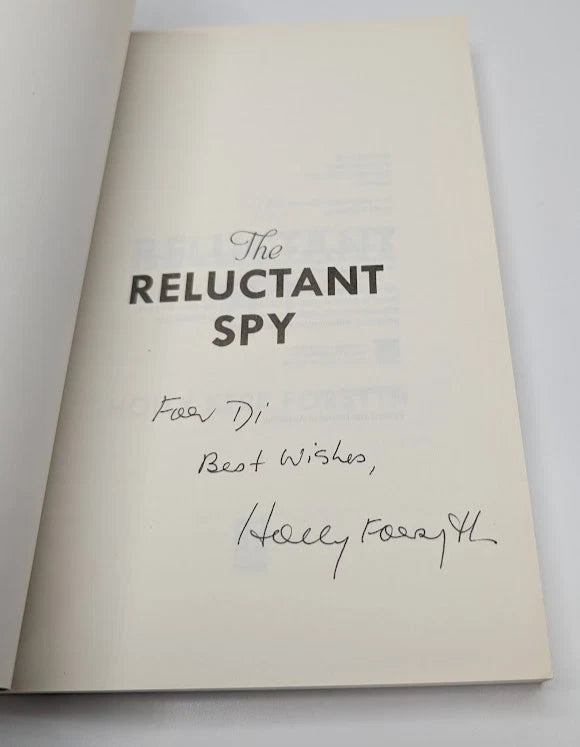 The Reluctant Spy Holly Kerr Forsyth Signed PB 2019 Espionage Secret Agent 3