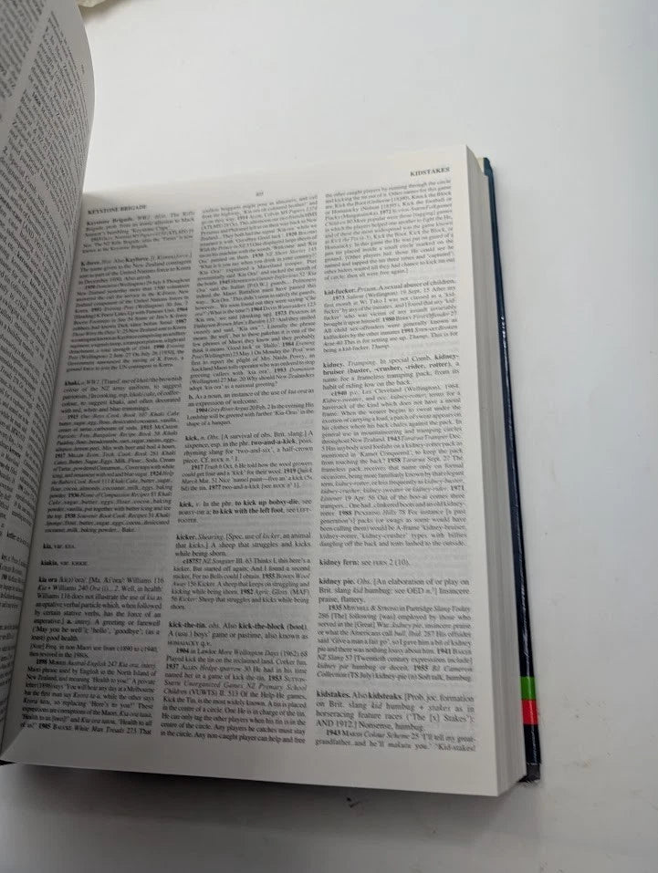 The Dictionary of New Zealand English: A Dictionary of New Zealandisms Huge HC