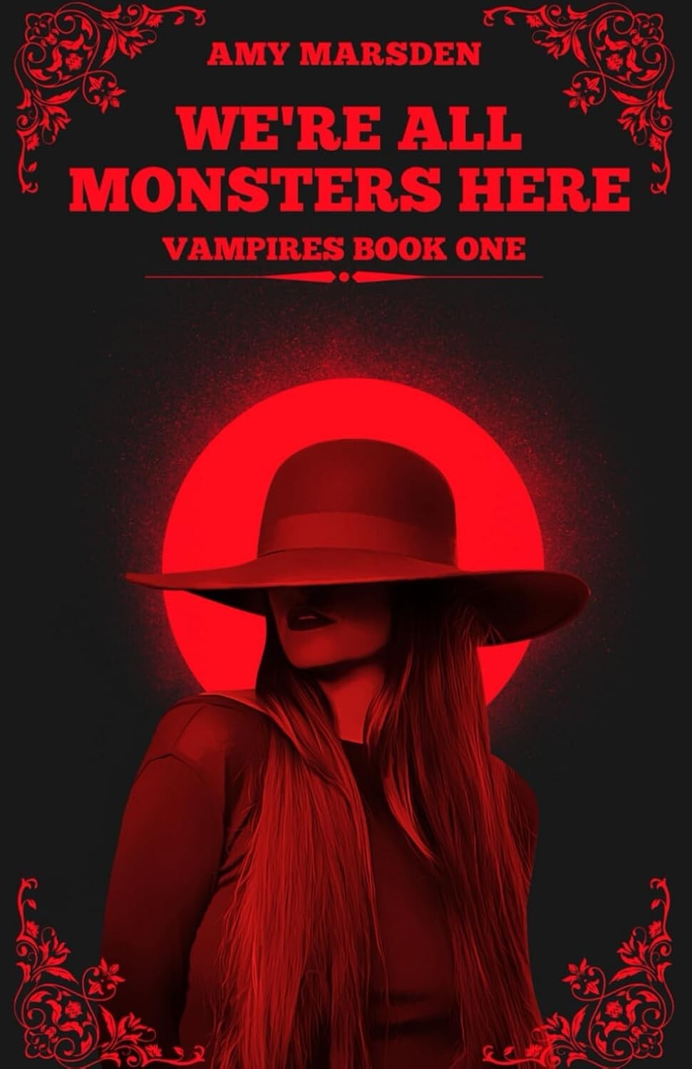 We're All Monsters Here by Amy Marsden - front cover