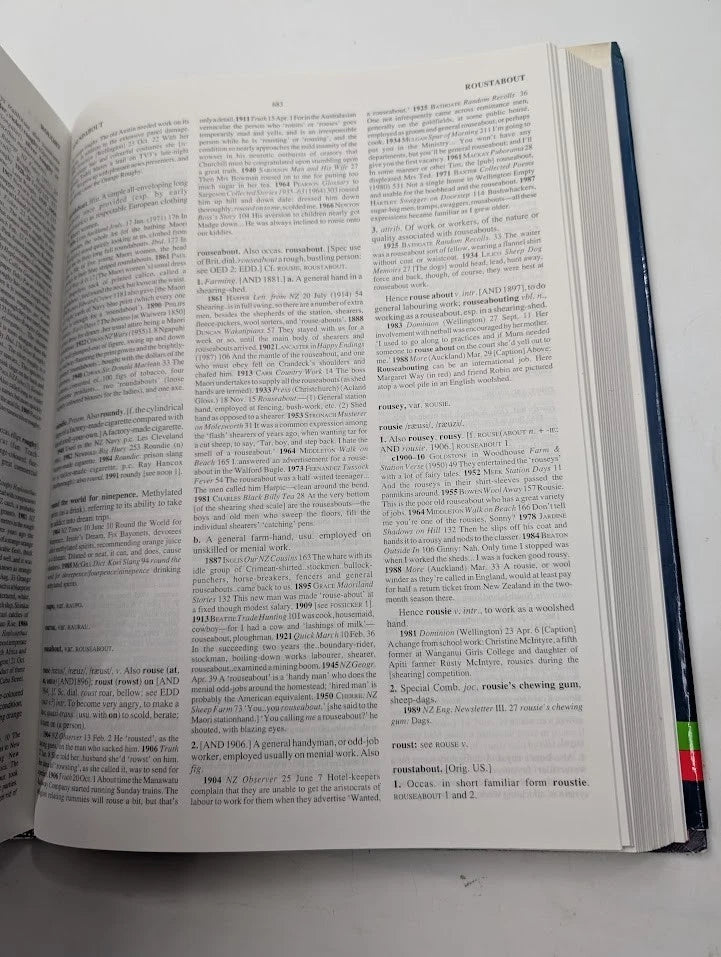 The Dictionary of New Zealand English: A Dictionary of New Zealandisms Huge HC