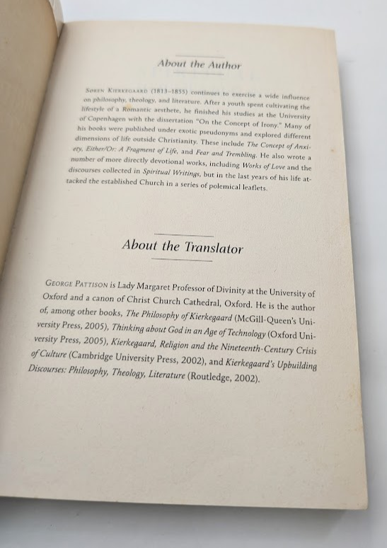 Spiritual Writings : a New Translation and Selection by George Pattison, Soren Kierkegaard - book detail 7