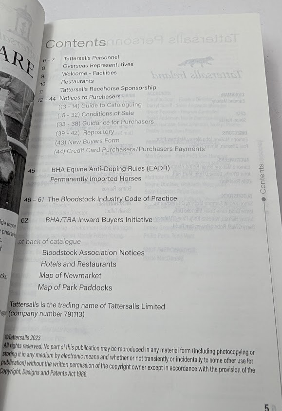 Tattersalls July Sale 2025 Catalogue - book detail 5