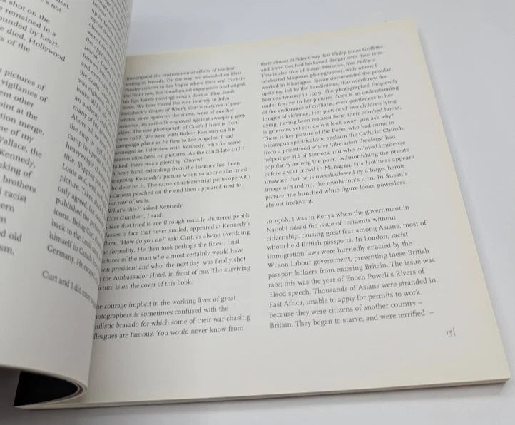 Reporting the World: John Pilger's Great Eyewitness Photographers, 2001 paperback, copy photograph 5