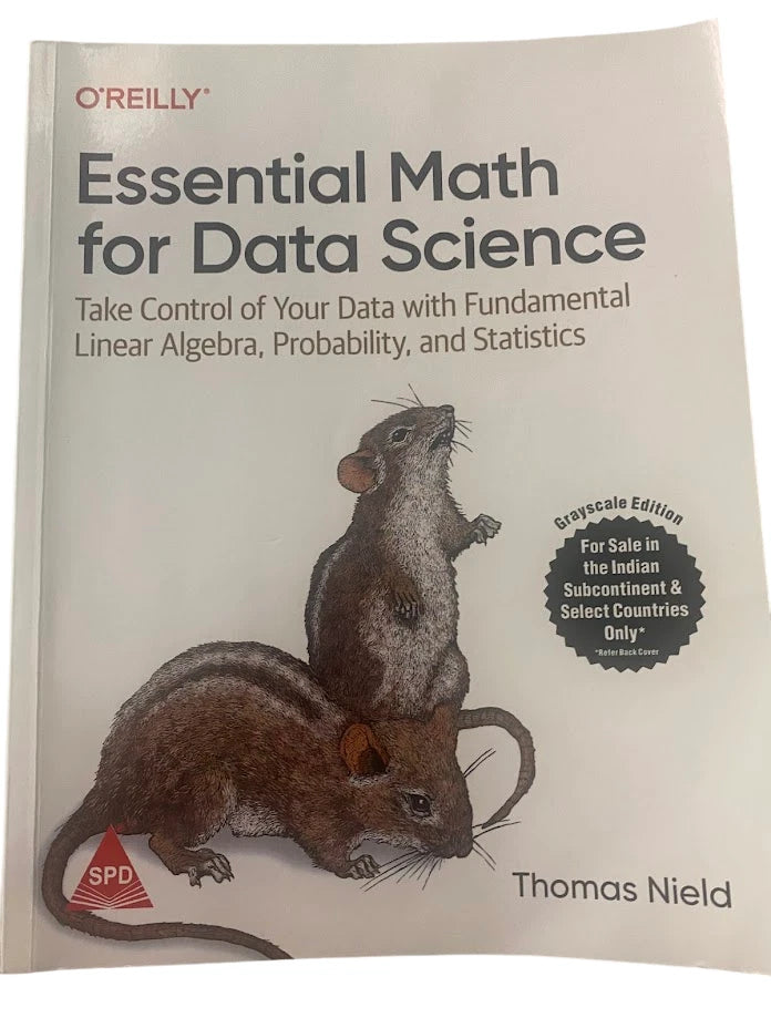 Data Science Books 2-in-1 deal (Essential Math Data Science + Practical Statistics)