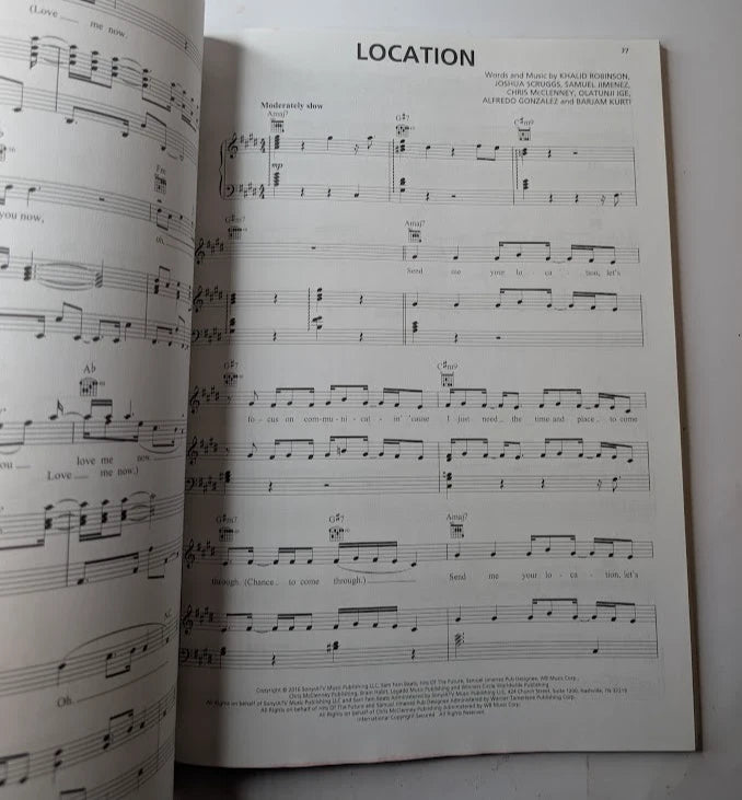 Contemporary R&B Hits: 24 Modern R&B Songs for Piano, Vocal and Guitar, photograph 4
