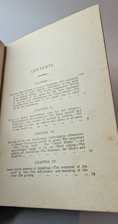 Antonio Stradivari by Horace Petherick | Second Edition Hardcover (1913) - book detail 8