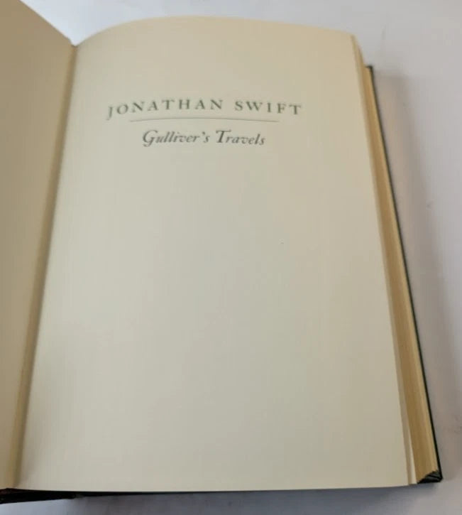 Gullivers Travels Jonathan Swift Franklin Library Leather Bound gilt edged