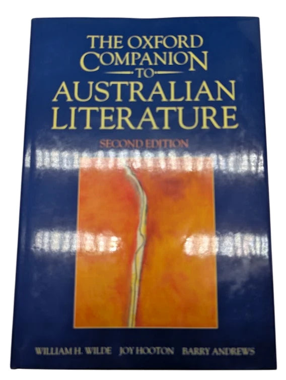 The Oxford Companion to Australian Literature, 1995 hardcover, copy photograph 1