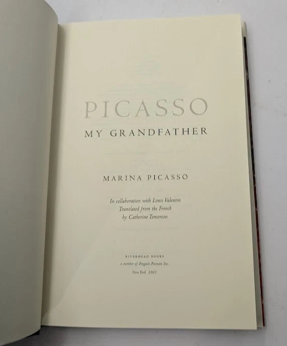 Picasso My Grandfather by Marina Picasso and Louis Valentin Hardcover