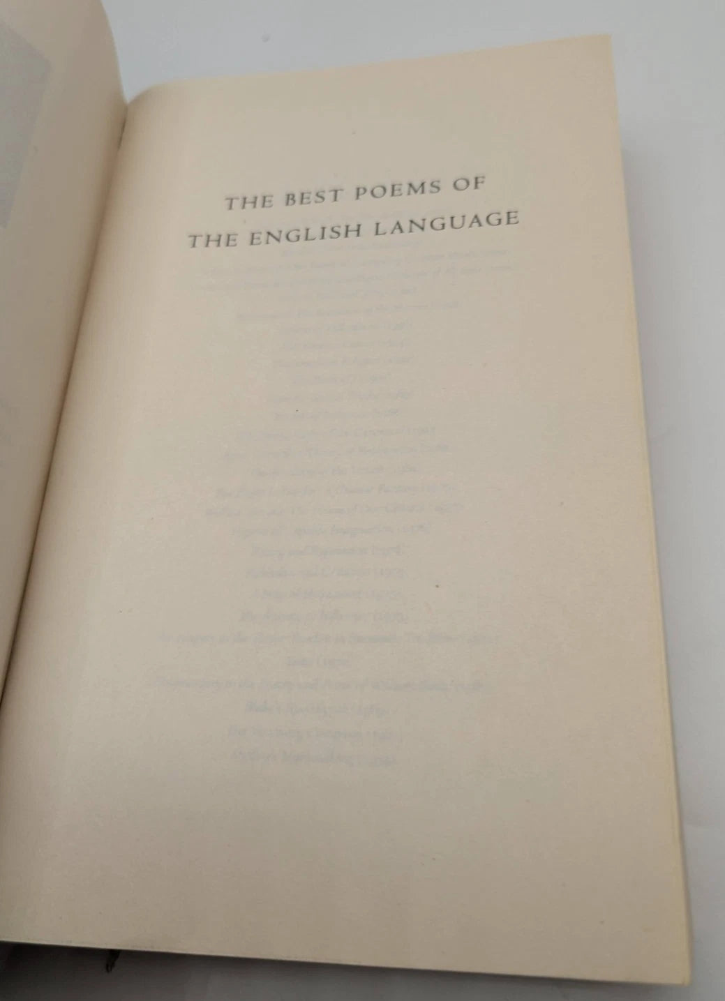 The Best Poems of the English Language: From Chaucer Through Robert Frost
