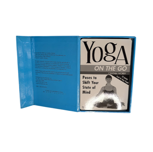 Yoga on the Go Cynthia Worby Yoga Fitness card set - book detail 4