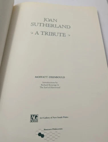 Joan Sutherland Hardcover Book Bundle: A Tribute + The Joan Sutherland Album - photograph 9