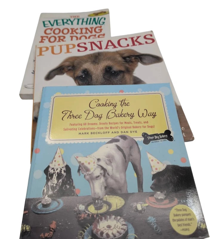 Dog Cookbook Bundle: Three Dog Bakery + Pupsnacks + Everything Cooking for Dogs - photograph 3