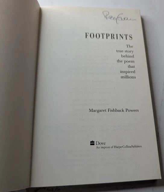 Footprints – actual pre-owned copy photo 4