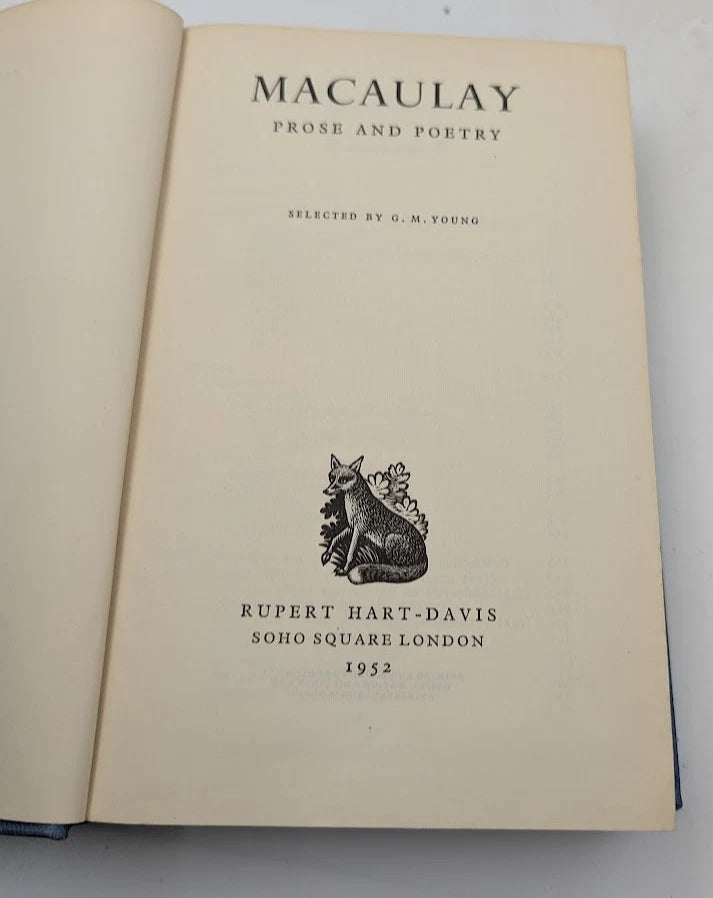 Macaulay: Prose and Poetry - actual copy, photo 4 of 8