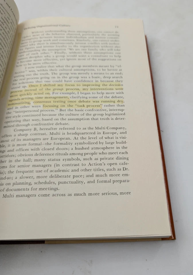 Organizational Culture and Leadership, actual first edition copy, photo 9 of 14