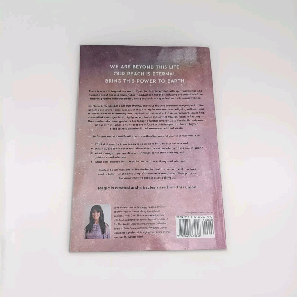 Beyond This World For This World Celestial Words for Modern Times by Jane Holman