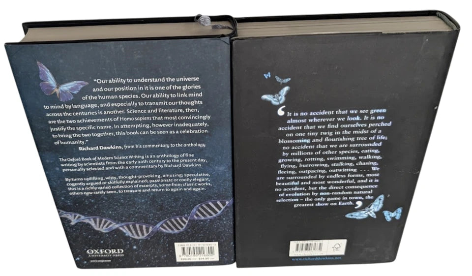 Richard Dawkins Hardcover Bundle: Modern Science Writing + The Greatest Show on Earth - photograph 4