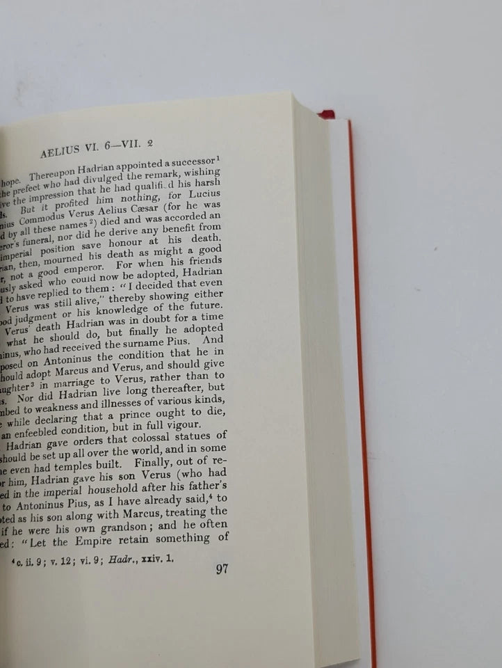 Historia Augusta Volume I, actual copy, photo 6 of 9