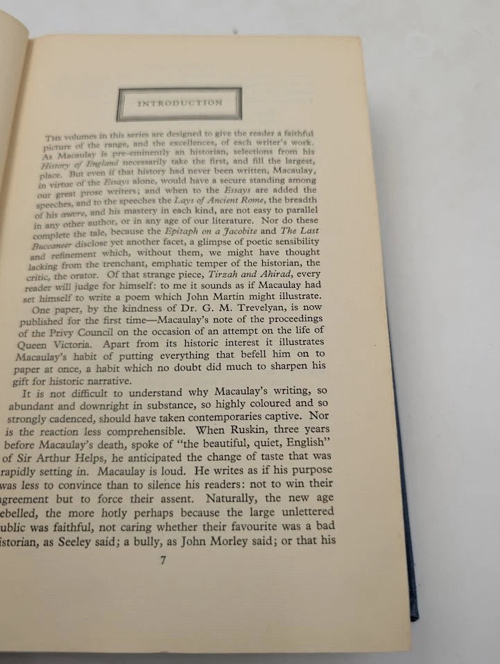 Macaulay: Prose and Poetry - actual copy, photo 8 of 8