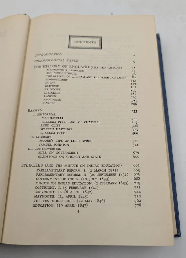 Macaulay: Prose and Poetry - actual copy, photo 5 of 8