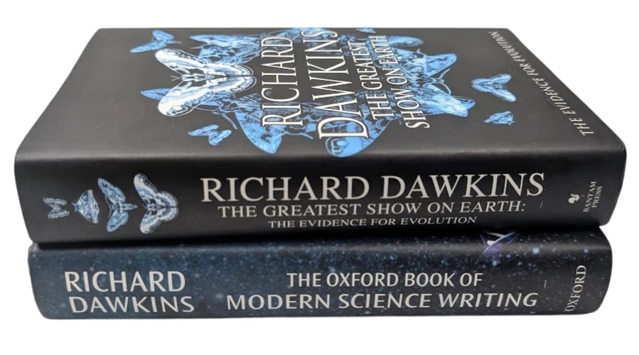 Richard Dawkins Hardcover Bundle: Modern Science Writing + The Greatest Show on Earth - photograph 2