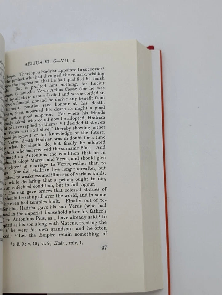 Historia Augusta Volume I, actual copy, photo 8 of 9