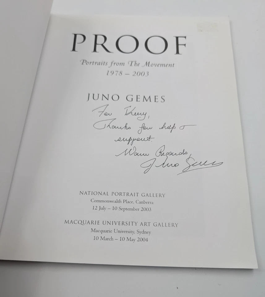 Proof: Portraits from the Movement 1978-2003 (Signed Copy) - actual copy, photo 2 of 12