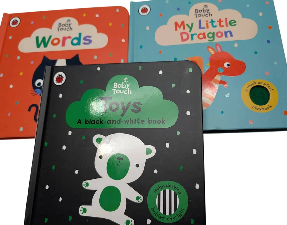 Baby Touch Board Book Bundle: Words + My Little Dragon + Toys - photograph 2