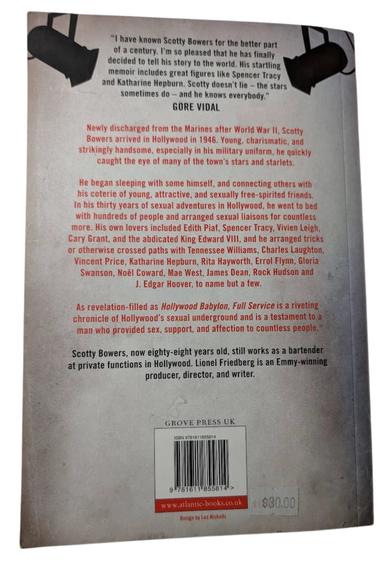Full Service: My Adventures in Hollywood and the Secret Sex Lives of the Stars - actual copy, photograph 2