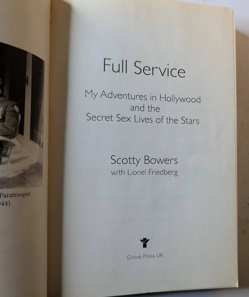 Full Service: My Adventures in Hollywood and the Secret Sex Lives of the Stars - actual copy, photograph 4