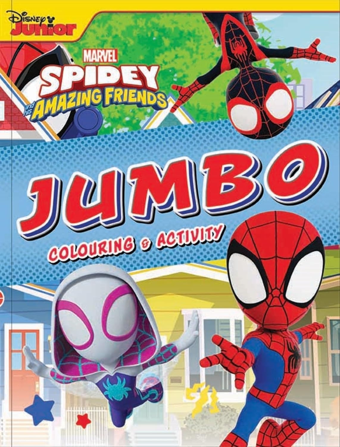 Spidey and His Amazing Friends Jumbo Colouring Book 1