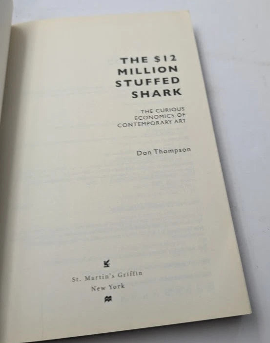 The $12 Million Stuffed Shark - paperback copy photograph 4