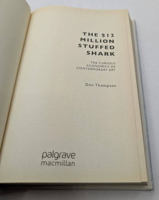 The $12 Million Stuffed Shark by Don Thompson - hardcover copy photograph 4