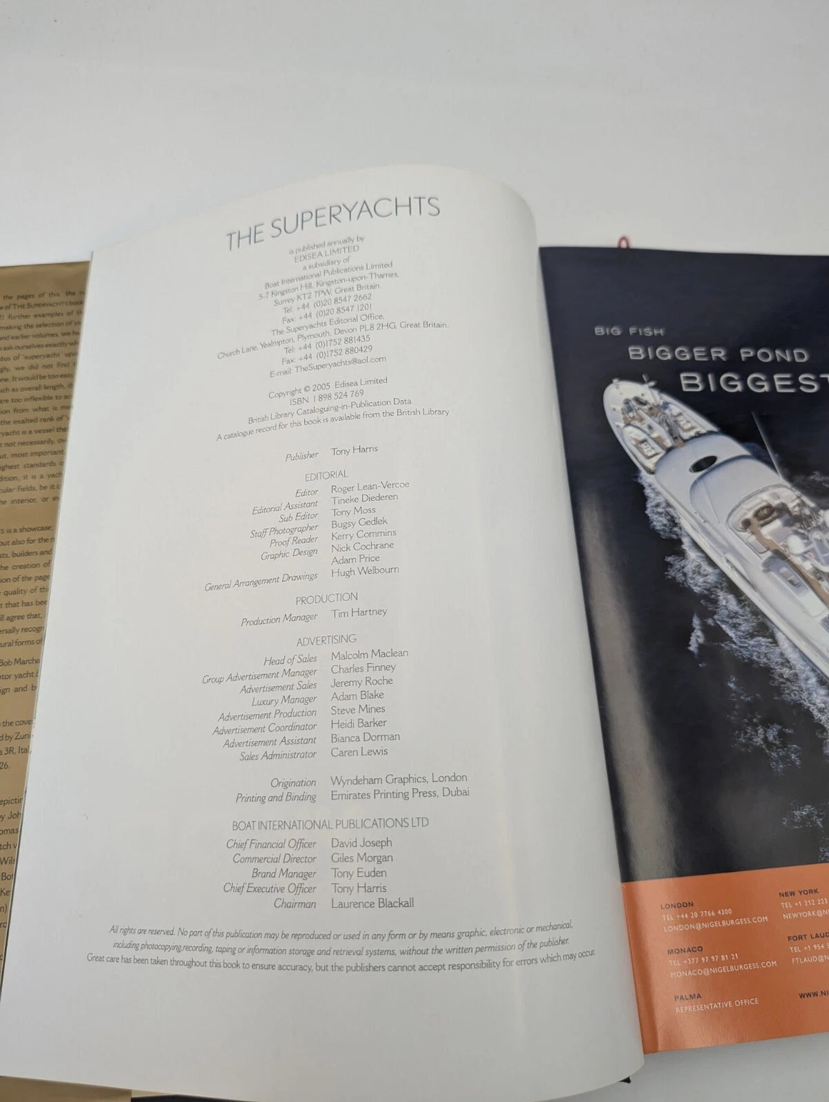 The Superyachts Volume 19, original copy photograph 17