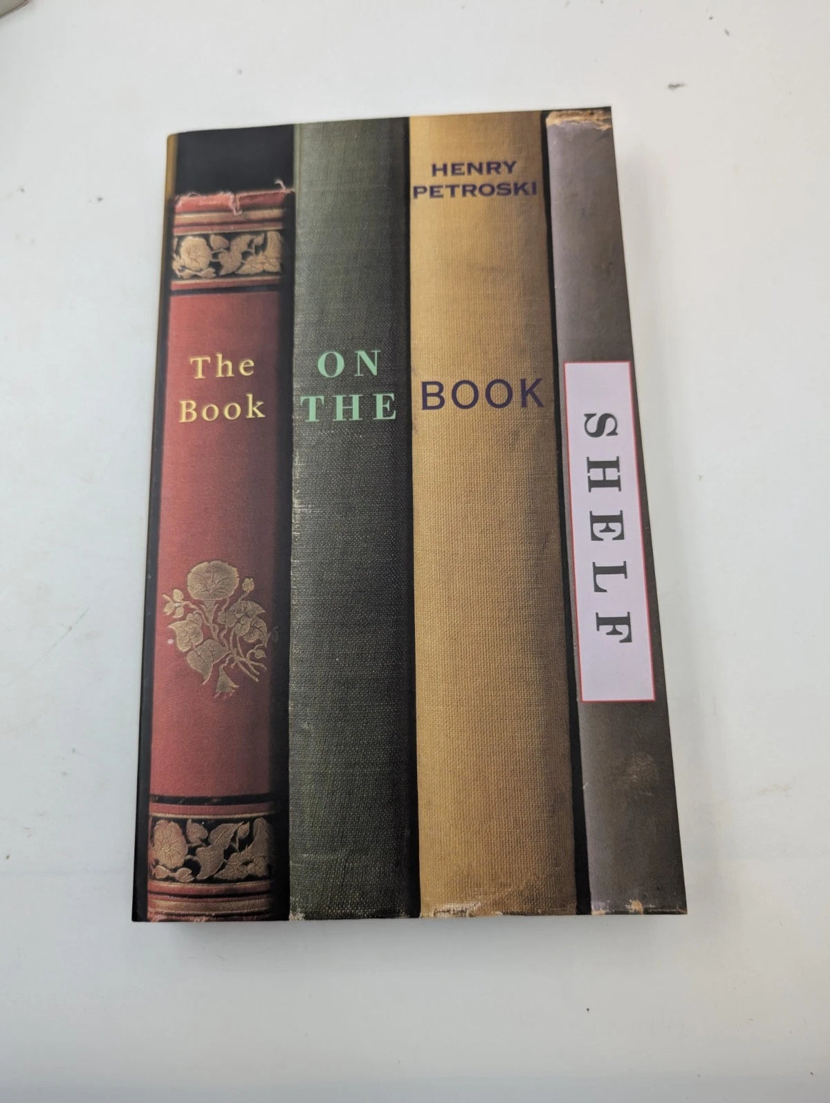 The Book on the Bookshelf by Henry Petroski - front cover