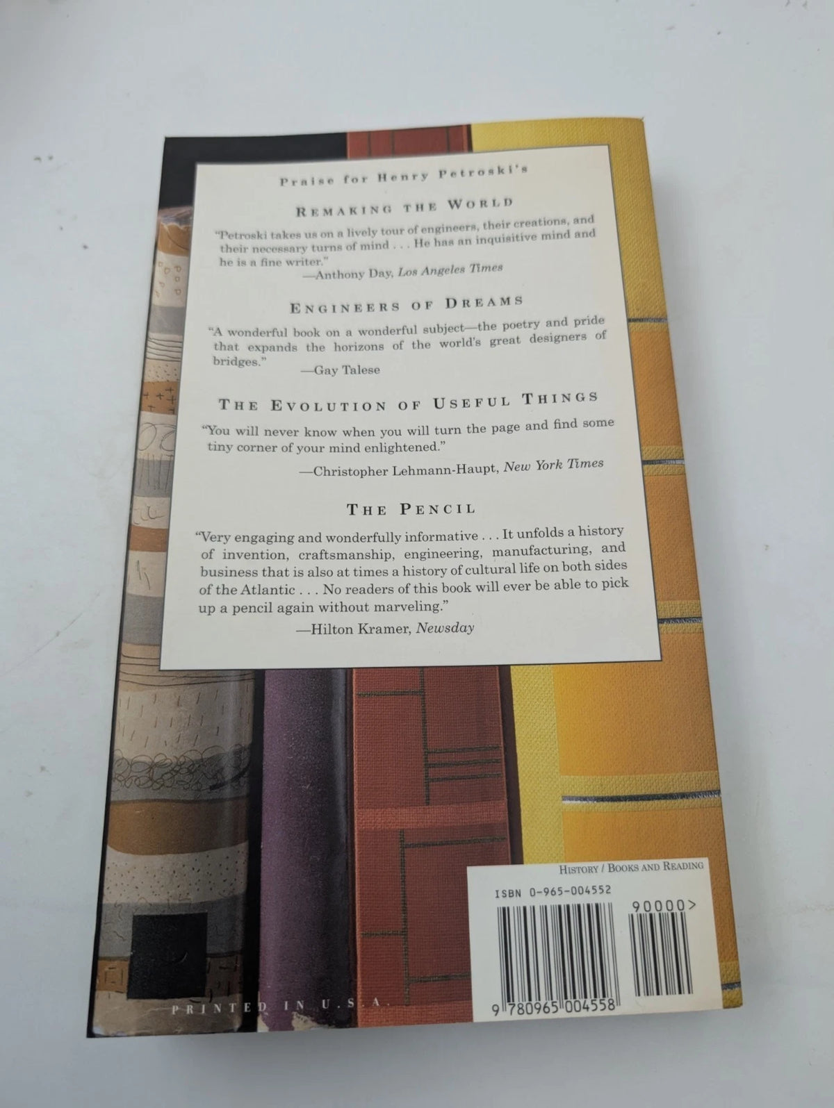 The Book on the Bookshelf - spine