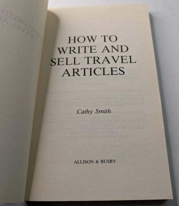 How to Write and Sell Travel Articles, actual copy photo 4
