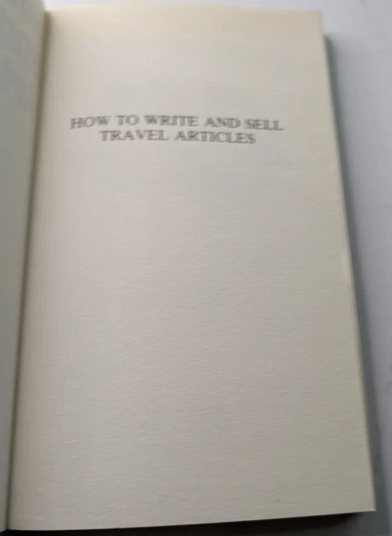 How to Write and Sell Travel Articles, actual copy photo 5