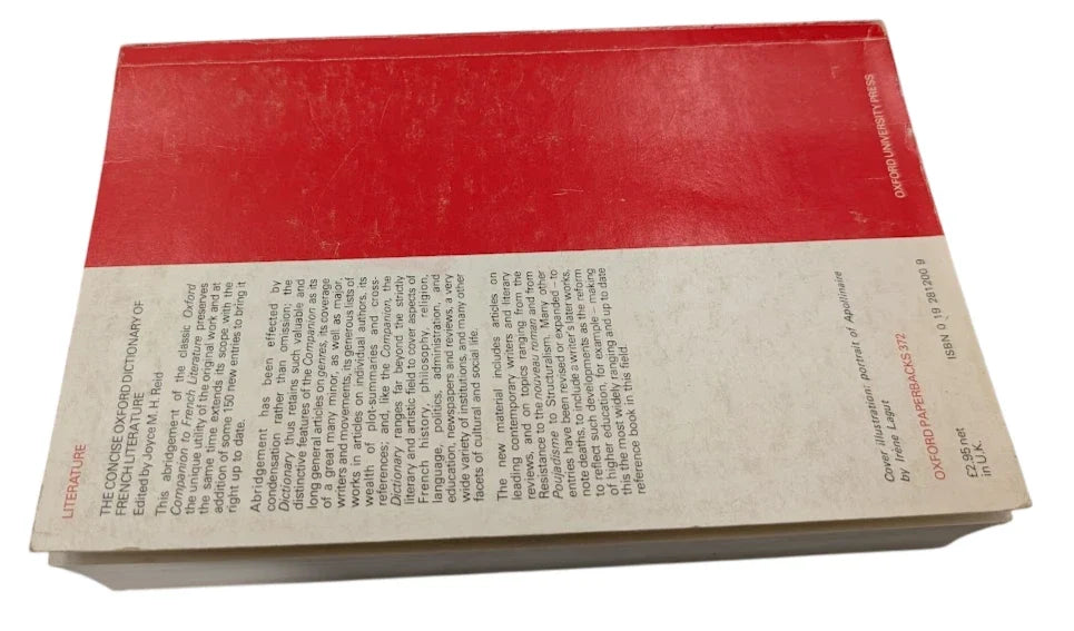 The Concise Oxford Dictionary of French Literature - Pearl Press photograph 2