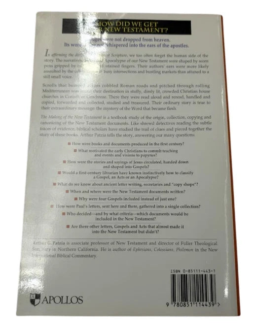 The Making of the New Testament - Pearl Press photograph 2